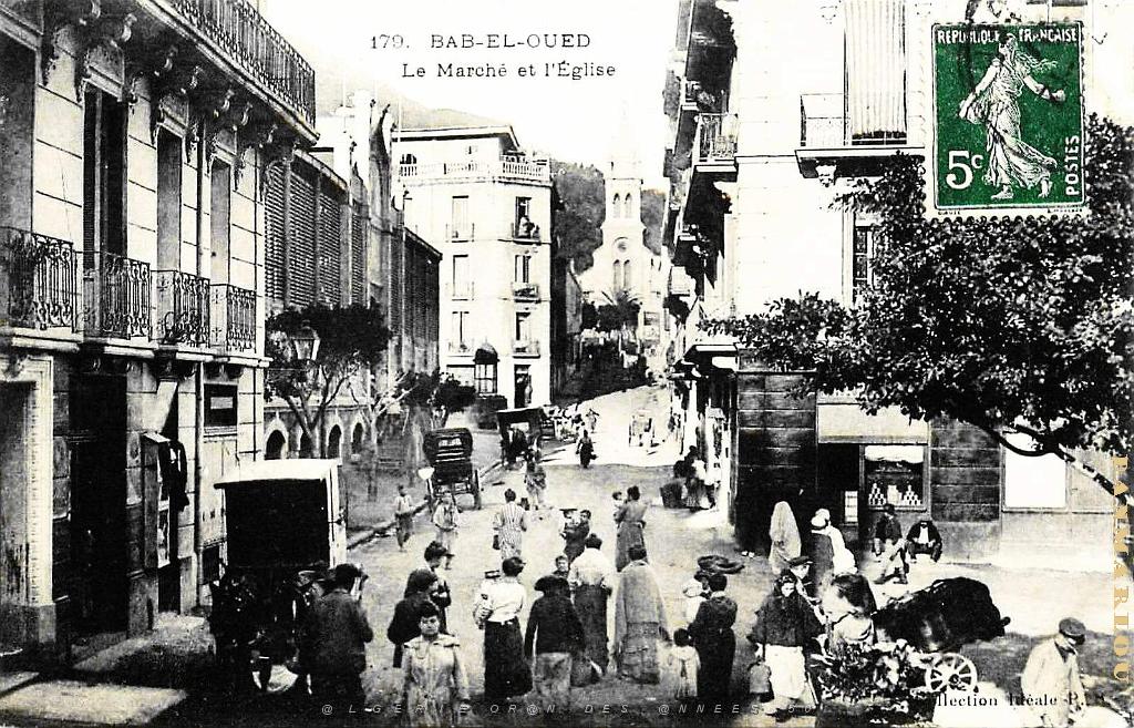 Alger Bab-el-oued - Marche et Eglise.jpg